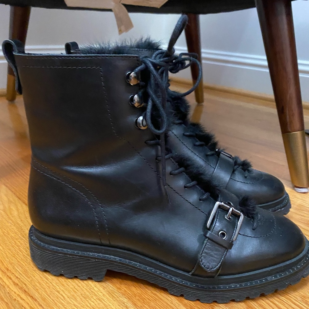 Franco Sarto Womens Size 7.5M Combat Boots
